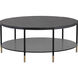 Zuma 40 X 17.5 inch Black Outdoor Coffee Table